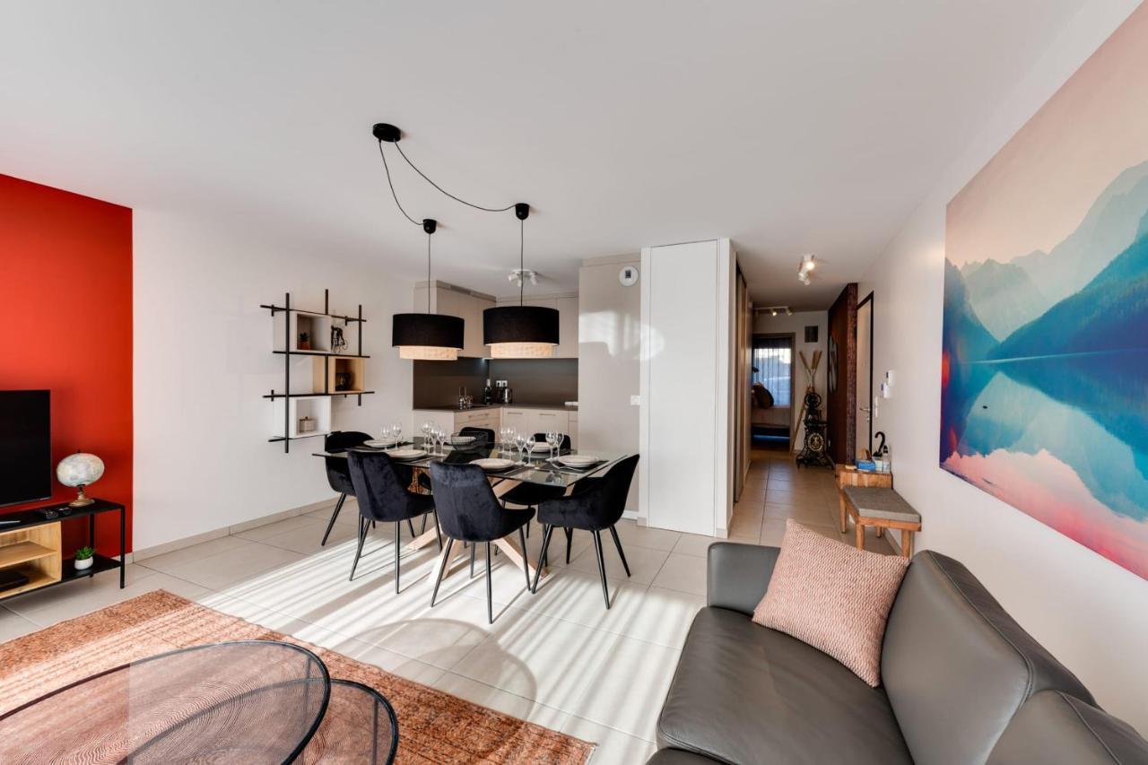Le Reposoir - New 2 Bedroom Apartment With Terrace & Garage Annecy Kültér fotó