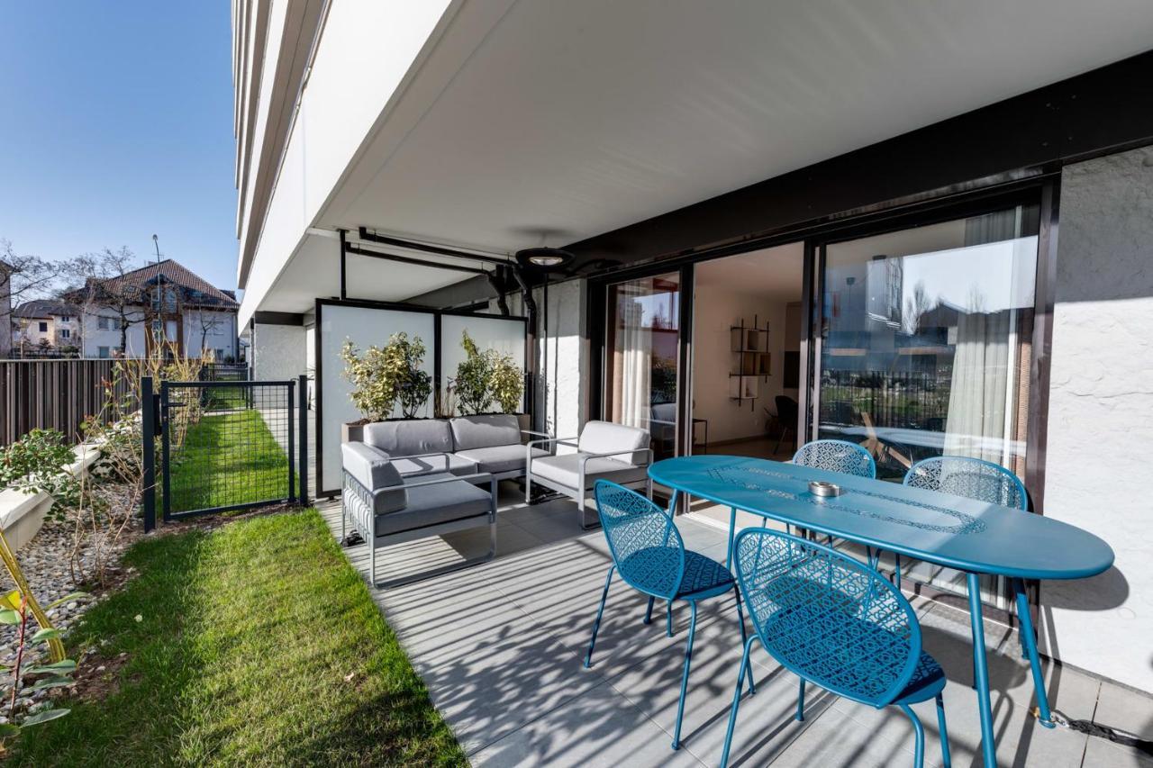 Le Reposoir - New 2 Bedroom Apartment With Terrace & Garage Annecy Kültér fotó